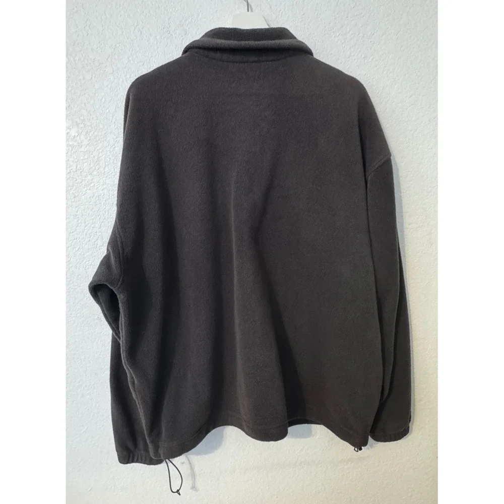 Columbia Men's Full Zip Fleece Jacket Gray Sportswear Outdoor Warm Coat‎